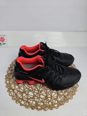 Nike Men’s Athletic Shoes - Black with Bright Red Accents